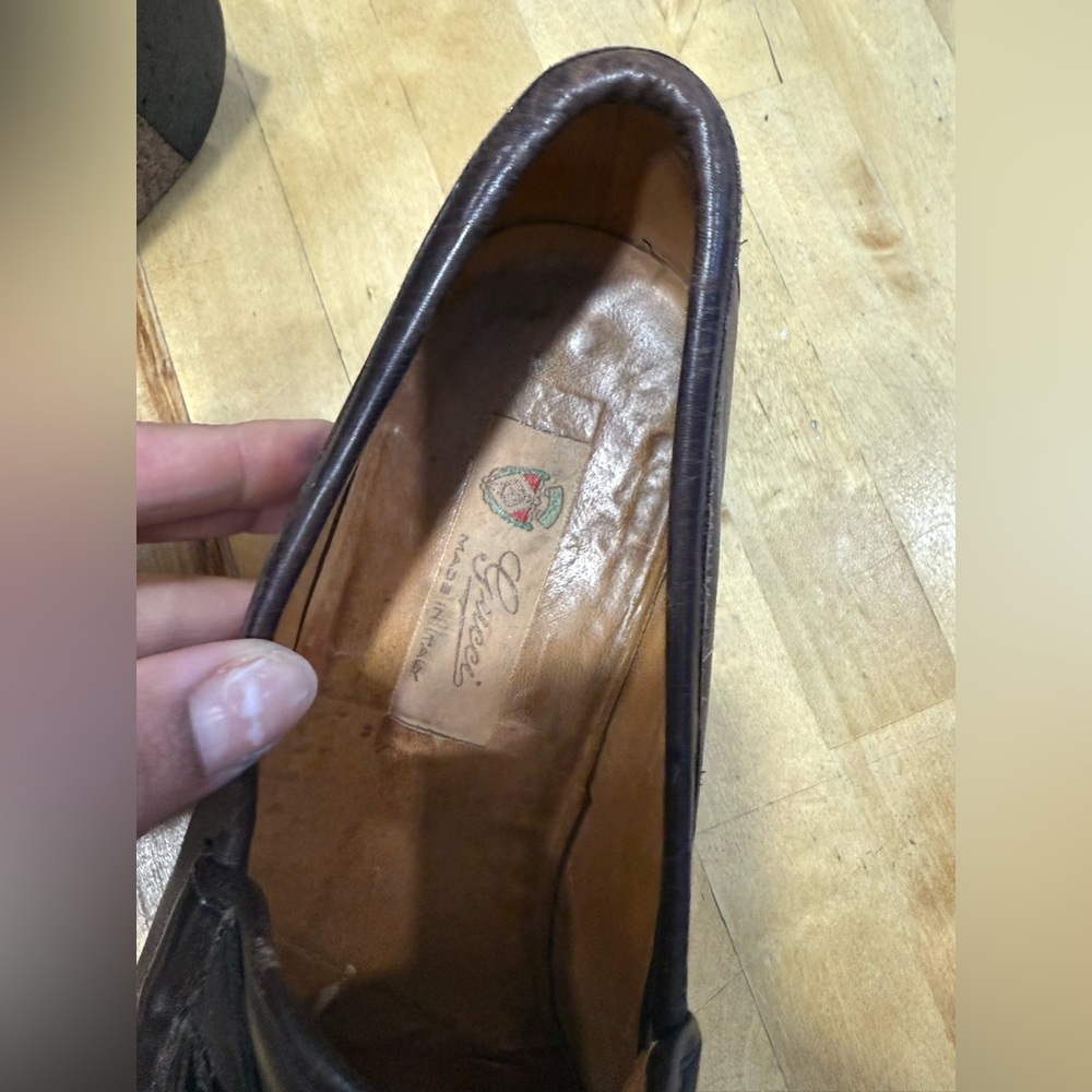 Gucci Dark Brown Leather Loafer - Picture 6 of 14